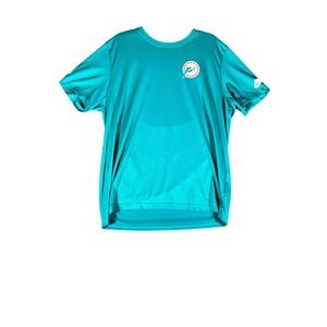 Nike Miami Dolphins NFL Dri-FIT T-Shirt Mens XL Aqua Teal Short Sleeve Logo Tee